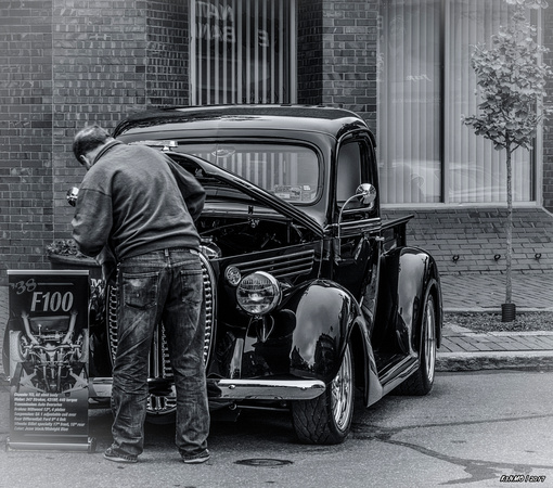 1938 Ford pickup & Owner