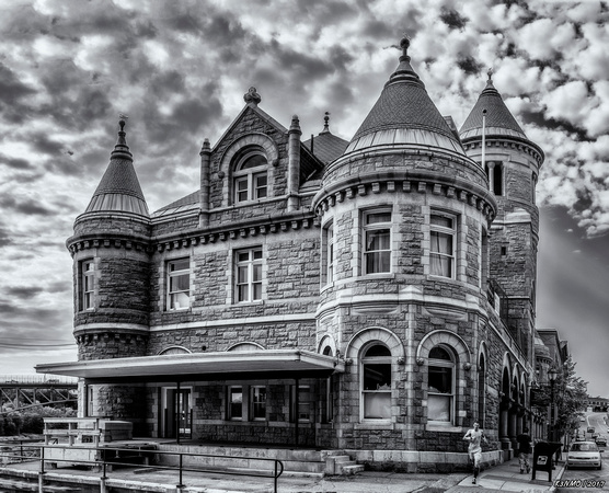 Old Post Office and Court House in Augusta Maine