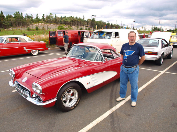 My Vette & me - photo by Roger Waite