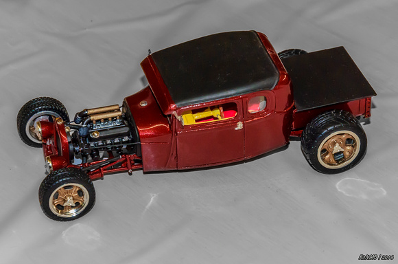 Scale Model Hot Rod at Car Model Show