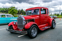 1928 Ford 5 window coupe "hot rod"