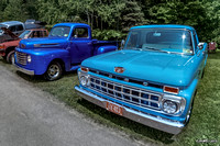 1964 Ford F100 & 1947 Ford F47 pickup trucks