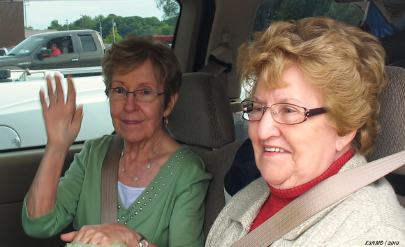 Mom & Aunt Marie - Bangor Bound - 2010