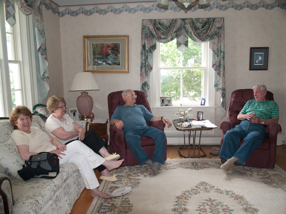 Aunt Noreen, Aunt Marie, Uncle Ed & Dad - 2012