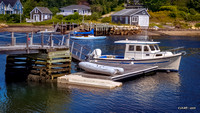 Boat Docked in Chester Harbour
