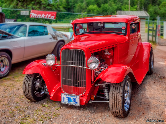 1931 Ford Model A coupe "hot rod"