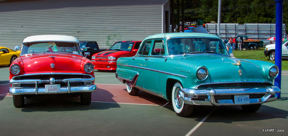 1953 Ford and 1955 Lincoln