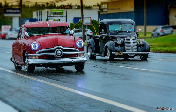 1950 Ford & 1938 Ford pickup Going Home