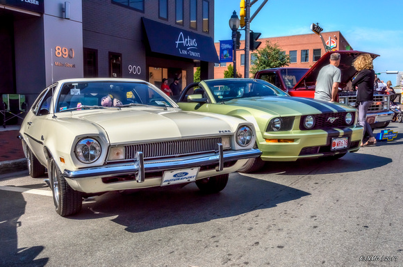 1971 Ford Pinto & 2005 Mustang GT convertible
