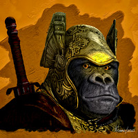 Ape with the Golden Helmet