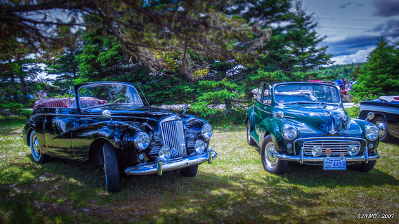 1953 Sunbeam Talbot 90 & 1966 Morris Minor 1000 convertibles