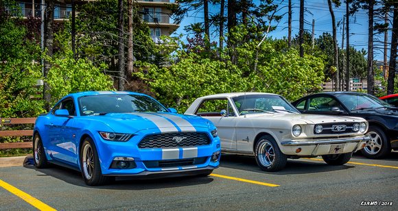 2017 Ford Mustang & 1966 Ford Mustang