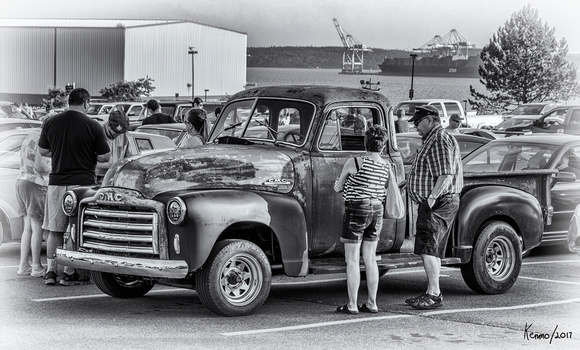 1950s GMC pickup truck