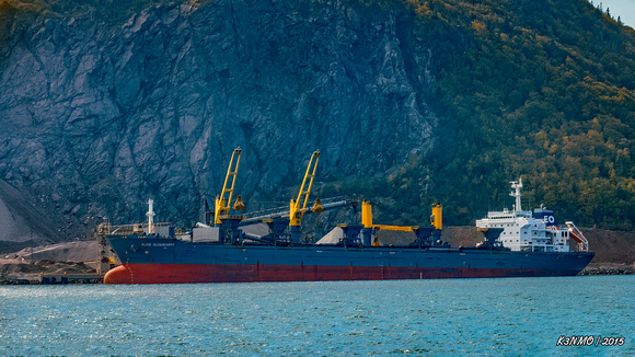 Ship Docked at Porcupine Mountain Quarry