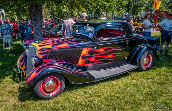 1934 Ford 3 window coupe hot rod