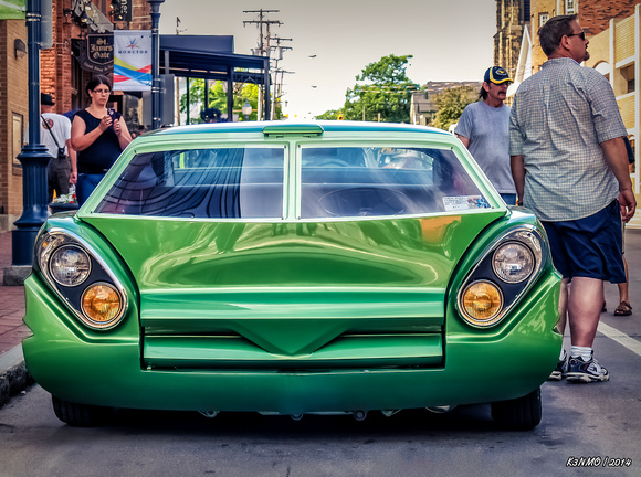Green Gobln customized car