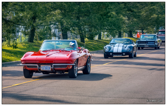 1964 Corvette Sting Ray Entering Park