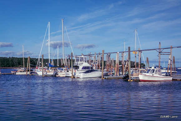 Boats at Belfast, Maine