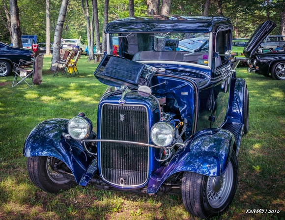 1934 Ford full fendered pickup hot rod