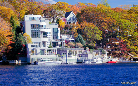 Autumn & Houses on Halifax's Northwest Arm