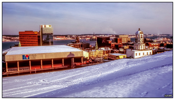 1970's Winter View From Citadel Hill
