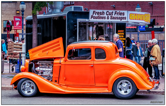 1934 Chevy 5 window coupe hot rod