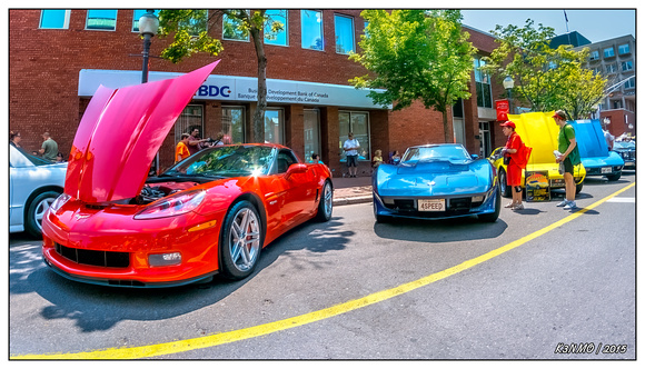 Corvettes on Main Street