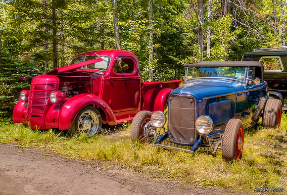 1937 Ford pickup & 1932 Ford highboy