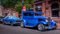 1930 Ford Model A sedan & 1970 Dodge Charger