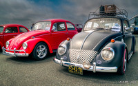 1967 VW Beetle  & 1956 VW Beetle (red)