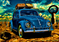 "By Bug or Bust" - 1958 VW Beetle