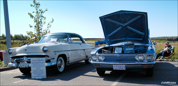 1954 Ford Skyliner & 1966 Corvair