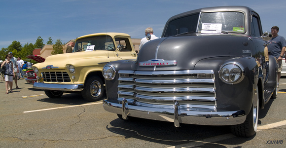 1956 + 1952 Chevy pickups