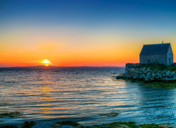Sunset at Indian Harbour, Nova Scotia