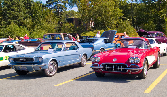 1966 Mustang & 1960 Corvette