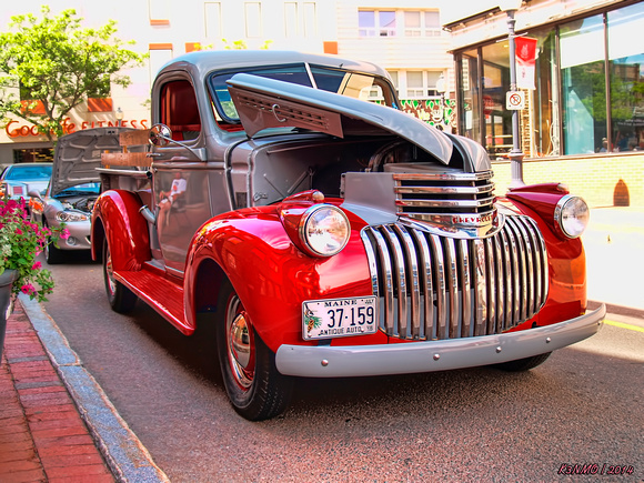 1940s Chevy pick truck from Maine