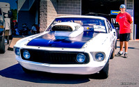 1969 Ford Mustang drag car