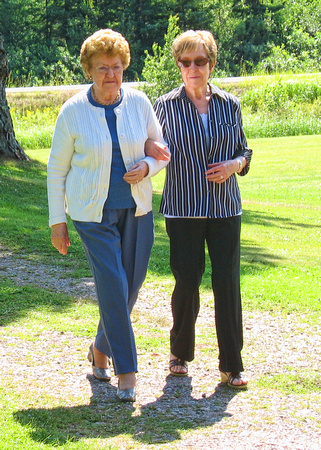 Mom & Aunt Marie - Summer 2010