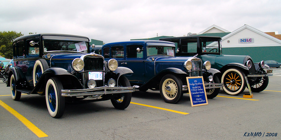 1931 Dodges and 1922 Franklin